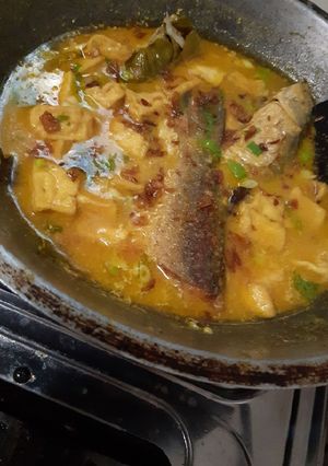 Foto resep Ikan belanak bumbu santan