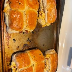 A picture of Chicken Bacon ranch sliders.