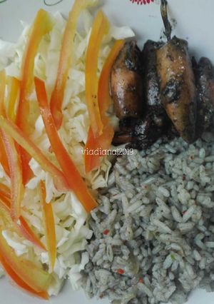 Foto resep Nasi Goreng Cumi Hitam Simpel