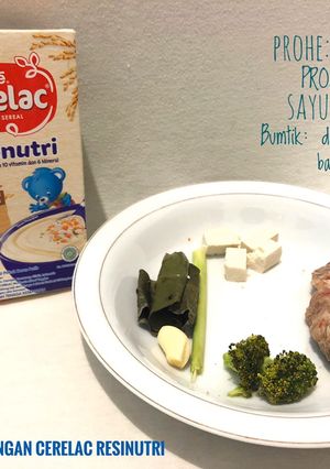 Foto resep Cerelac Risenutri bersama Kuah Ikan Tuna