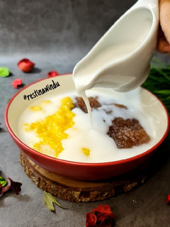 Foto resep Duo Bubur Kuah Susu (Bubur Jagung Ketan Putih dan Bubur Sagu Ambon)