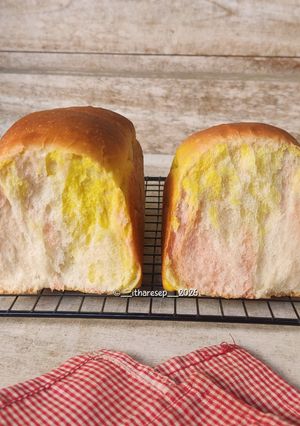 Foto resep (Sourdough Discard) Roti Tawar Angkak dan Kunyit