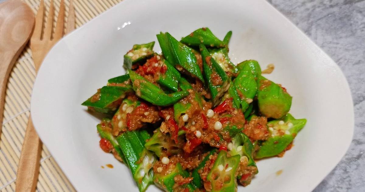 Resep Okra Cah Terasi Oleh Tommy Wiriadi Putra Cookpad