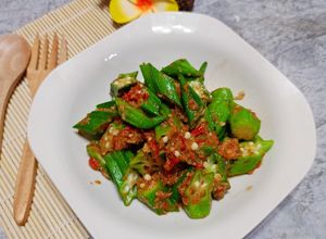 Foto resep Okra cah Terasi