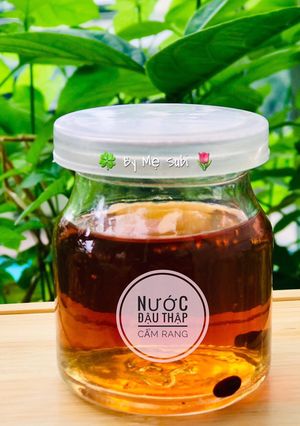 Hình của món Ăn dặm- nước đậu thập cẩm rang.