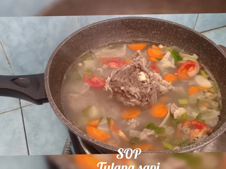 Langkah Mudah untuk Membikin Resep SOP tulang sapi yang Uenak Anti Ribet, Mantap