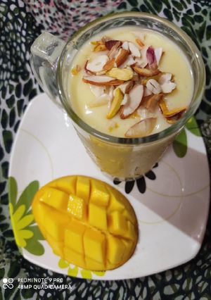 A picture of Dryfruit Mango Lassi.