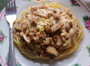 Gambar Spaghetti Carbonara Cheese