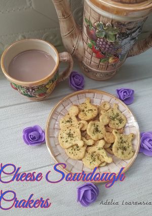 Foto resep Cheese Sourdough Crakers