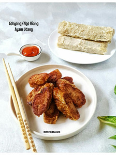 Foto resep Gohyong/Ngo Hiang Ayam Udang
