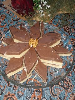 عکسی از دستور حلوای دورنگ مجلسی