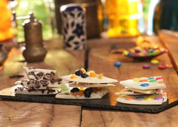 Easy Fast Cooking White chocolate bark Delicious and Healthy