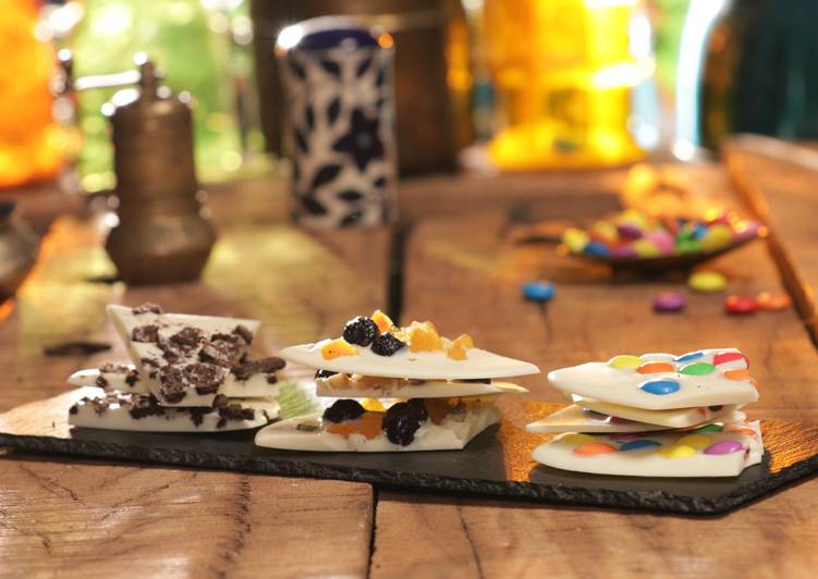 White chocolate bark White chocolate bark