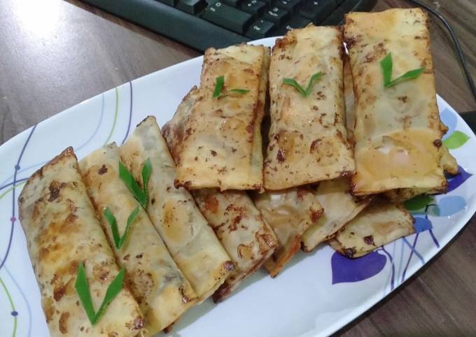 Resep Pisang coklat kulit lumpia, Lezat