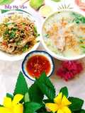Duck Congee with Duck Salad