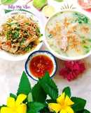 Cháo vịt gỏi vịt