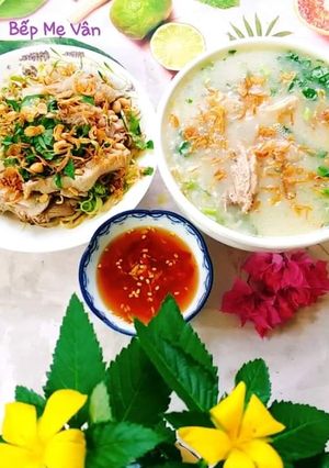 Hình của món Cháo vịt gỏi vịt.
