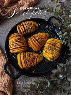 Foto resep Hasselback sweet potato