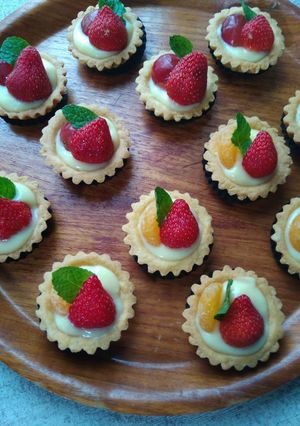 Foto resep Pie Buah Lumer (fruit tartlets)