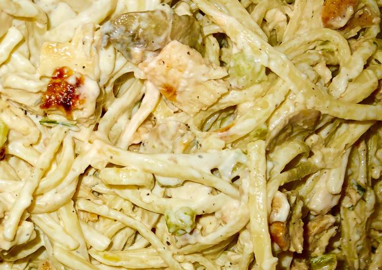 Easiest Way to Prepare Ultimate 30 minute Grilled chicken ranch pasta