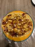 Tarte fine au pommes lardon camembert