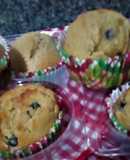 Muffins🍨 con Uvas Pasas y Arándanos
