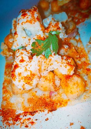 A picture of Papri chaat.