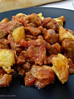 Una foto de Solomillo de cerdo con tomate