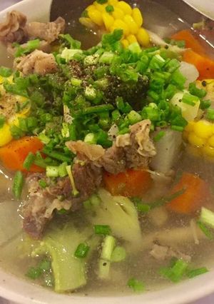 Hình của món Canh súp thịt bò.
