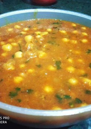A picture of Chana curry.