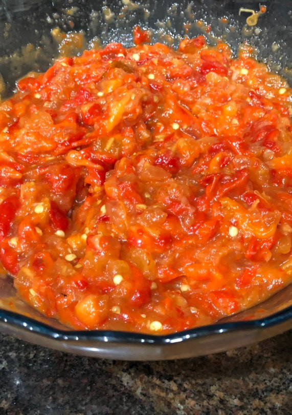 Una foto de Asadillo manchego