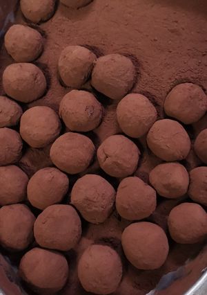 Una foto de Trufas de chocolate