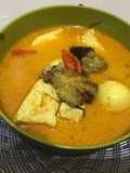 1. Kuah Santan Ikan Pari (Pe) dengan telor dan tahu 🥰😍