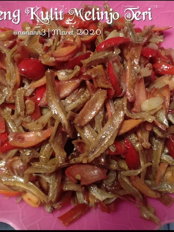 Cara Gampang Membikin Resep Oseng kulit melinjo teri yang Bisa Manjain Lidah Anti Ribet, Sempurna