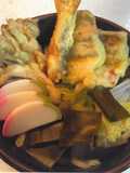 Ayu and Maitake Tempura Udon