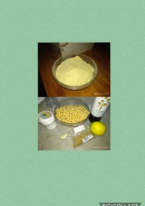 Una foto de Hummus de garbanzo