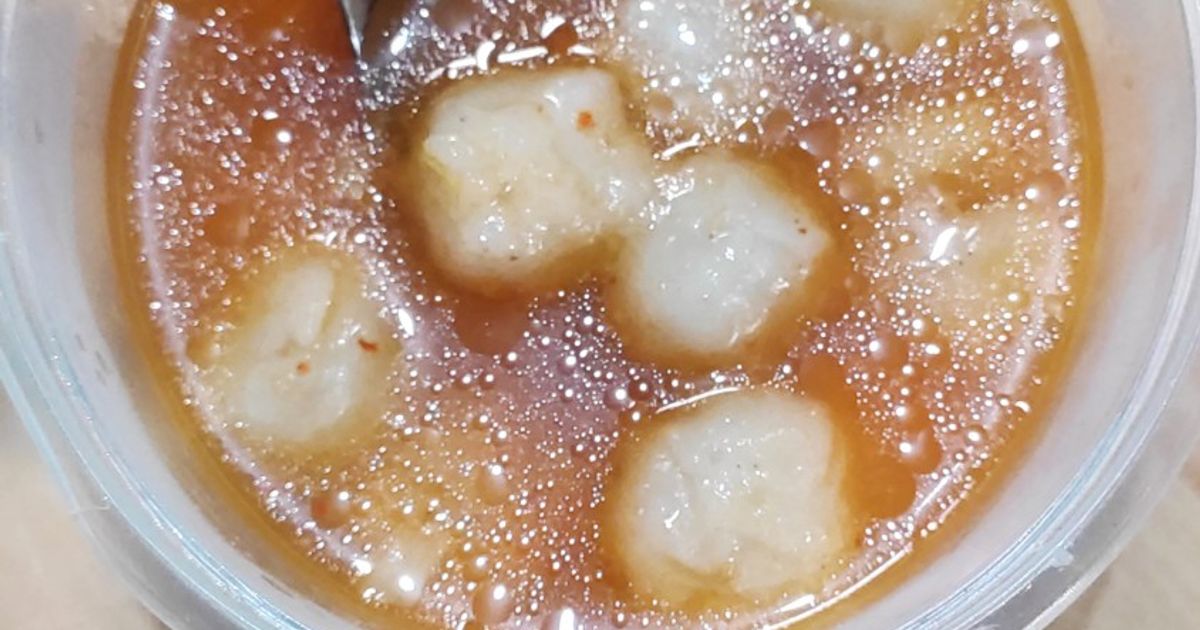 Cilok kuah goang pedas
