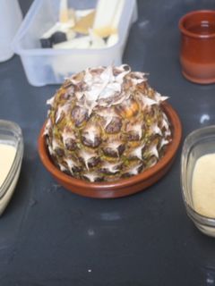 Una foto de Gazpacho de pepino y piña