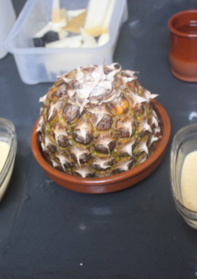 Una foto de Gazpacho de pepino y piña