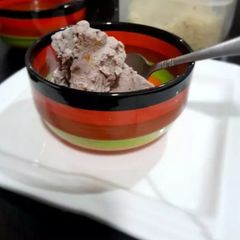 A picture of Banana choco chip ice cream.