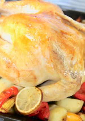 普羅旺斯蒜香烤雞 的食譜成品照片