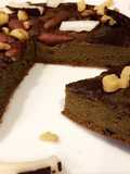 Brownie Protéico de calabaza sin hornear
