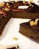 Brownie Protéico de calabaza sin hornear