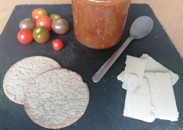 Recipe of Super Quick Homemade Ginger and tomato chutney