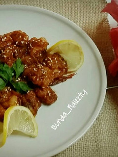 Foto resep Ayam Goreng Tepung Saus Madu Lemon