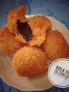 Foto resep Bola ubi isi coklat