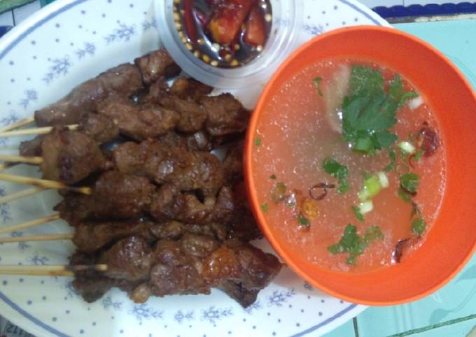 Sate sapi lada hitam