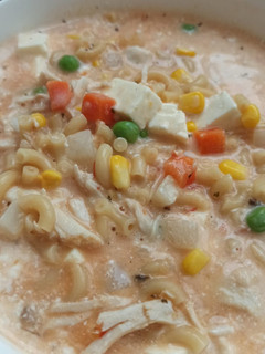 A picture of Bibi’s “Everything Soup”.