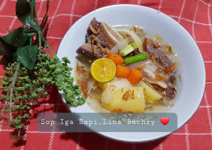 Resep Sop Iga Sapi❤ yang Bisa Manjain Lidah