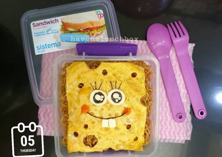 Bagaimana Bikin Spongebob fried noodle Anti Gagal